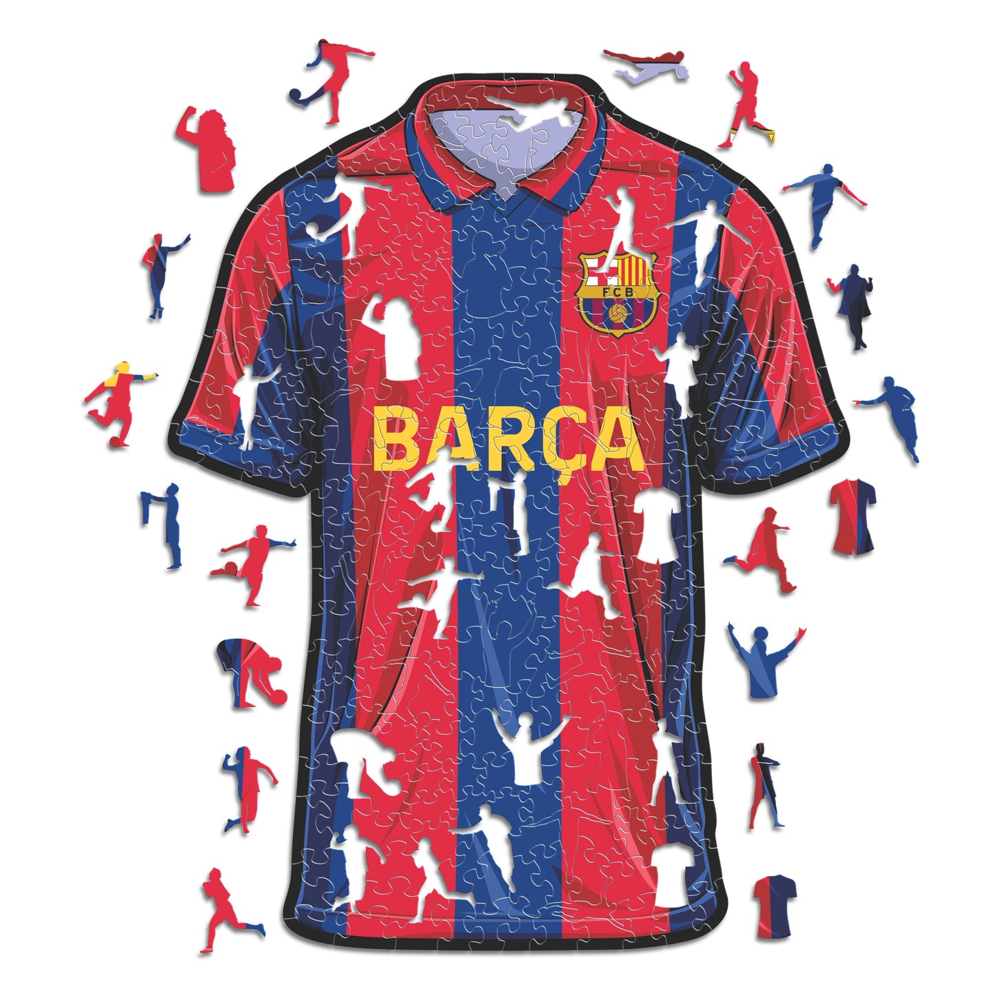 FC Barcelona® Jersey - Rompecabezas de Madera