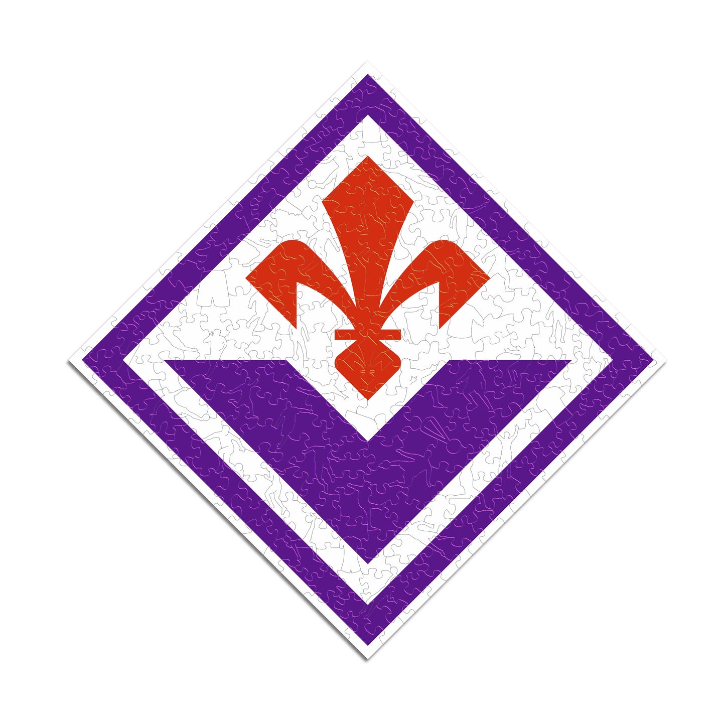 ACF Fiorentina® Escudo - Rompecabezas de Madera