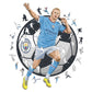 2 PACK Manchester City FC® Escudo + Haaland