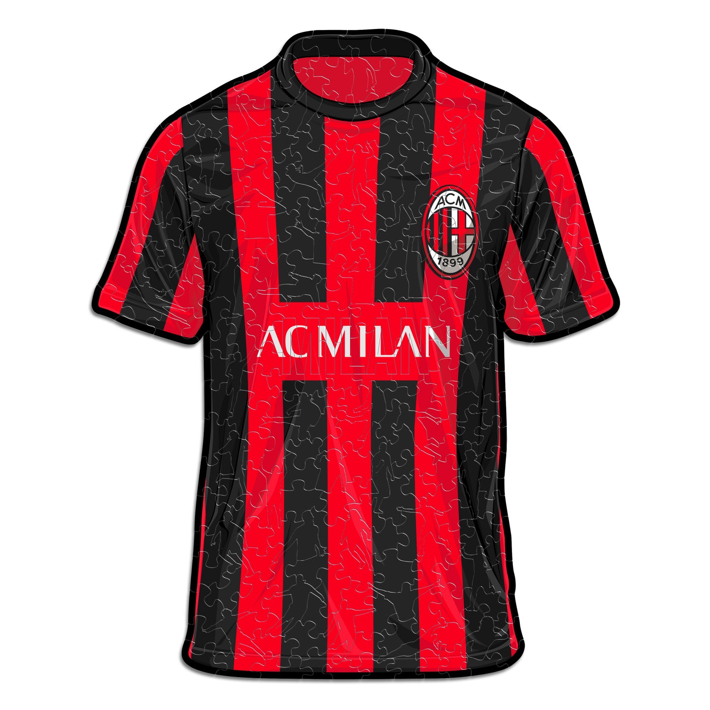 AC Milan® Jersey - Rompecabezas de Madera