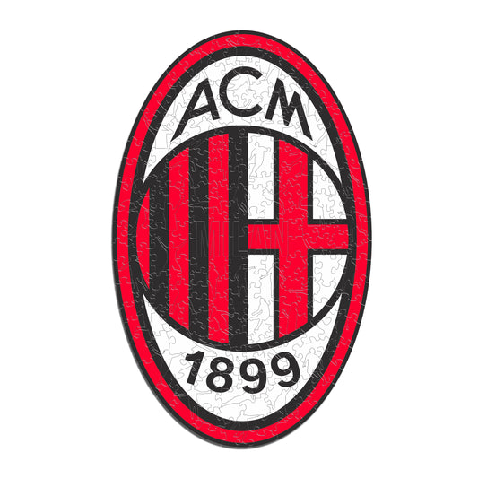 AC Milan® Escudo - Rompecabezas de Madera
