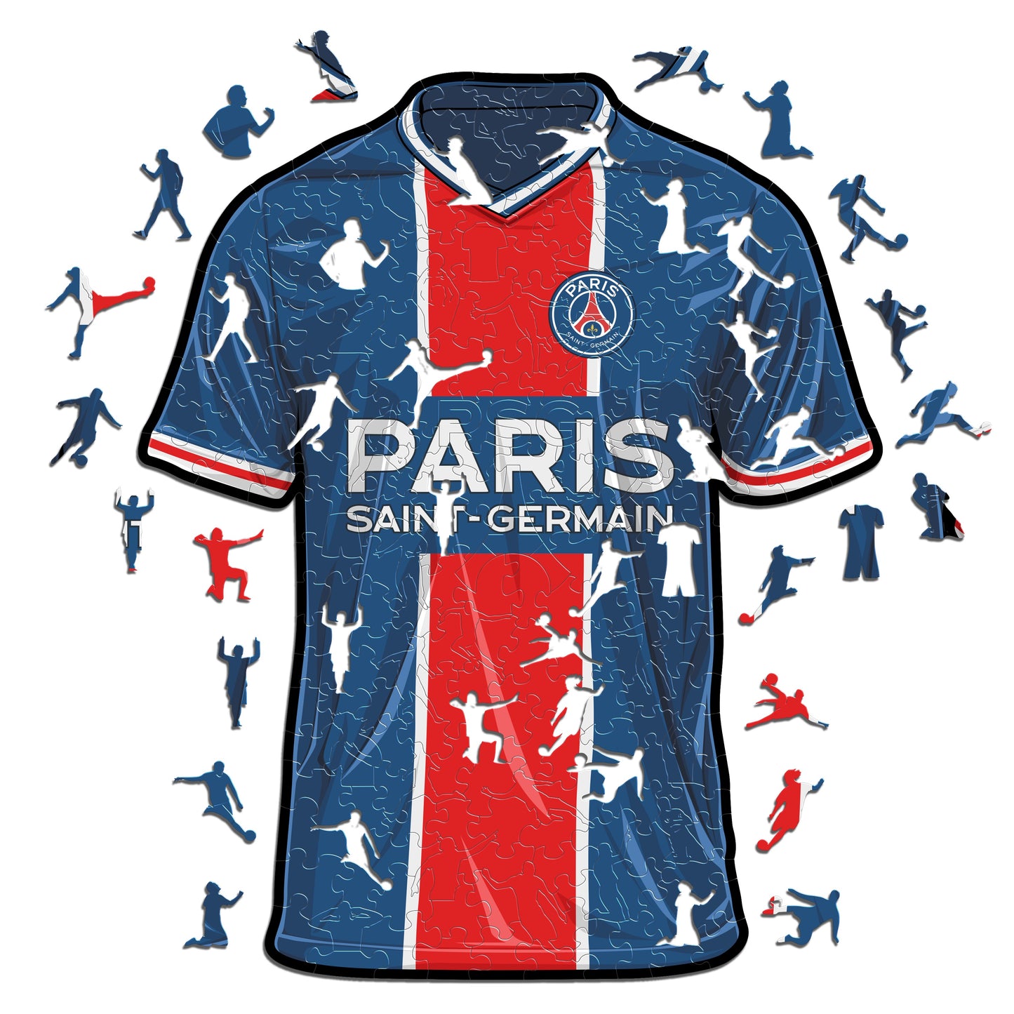 Paris Saint-Germain FC® Jersey - Rompecabezas de Madera