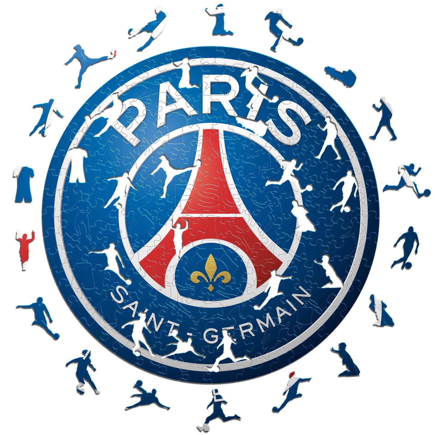 Paris Saint-Germain FC® Escudo - Rompecabezas de Madera