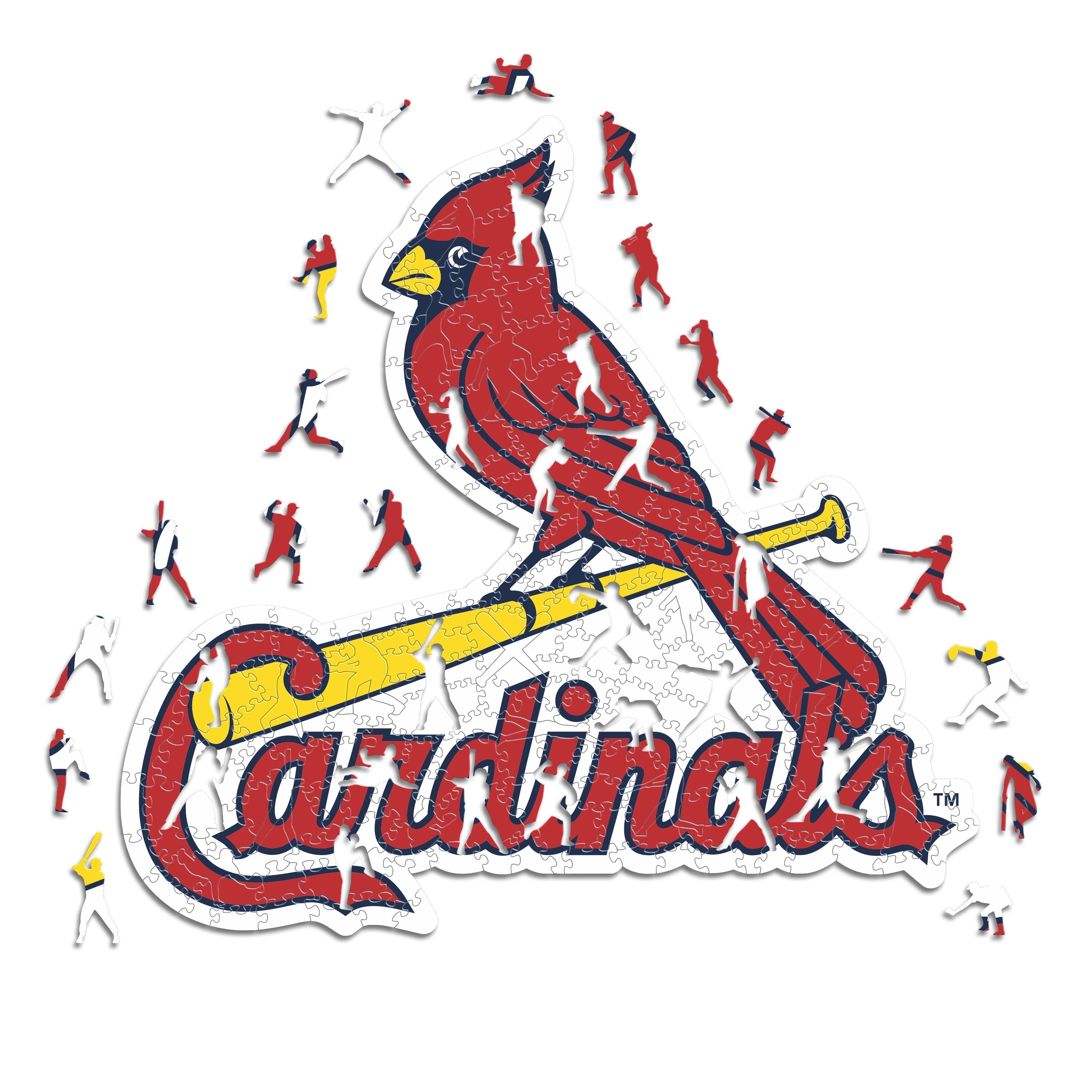 St. Louis Cardinals™ - Rompecabezas de Madera – Iconic Puzzles MX