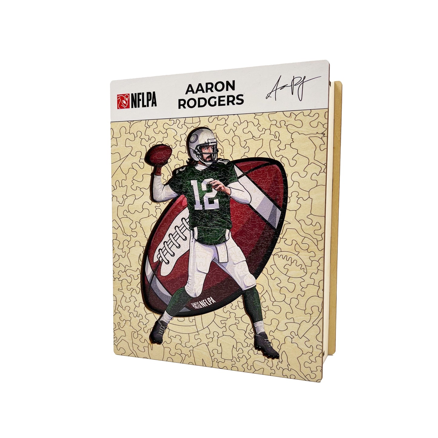 Aaron Rodgers (Packers 12) - Rompecabezas de Madera