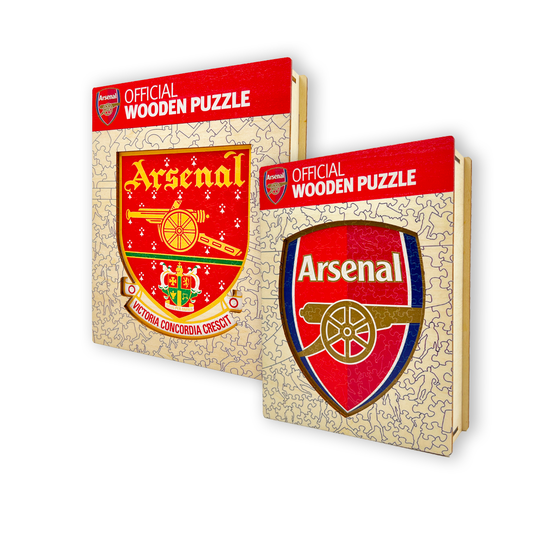 2 PACK Arsenal FC® Escudo + Retro Logo