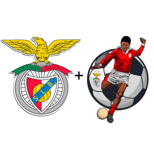 2PACK SL Benfica® Escudo + Eusébio