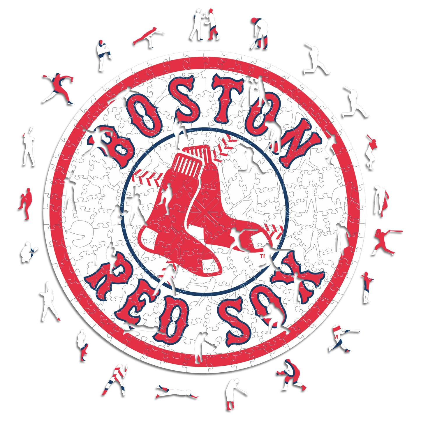 Boston Red Sox™ - Rompecabezas de Madera