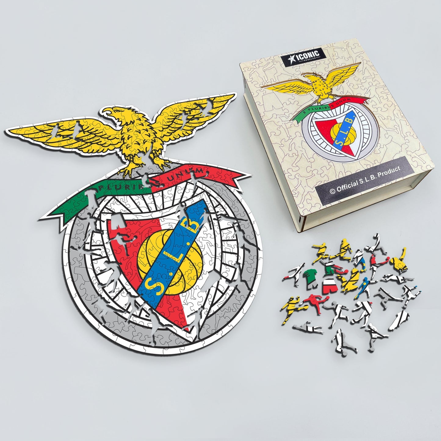 SL Benfica® Escudo - Rompecabezas de Madera