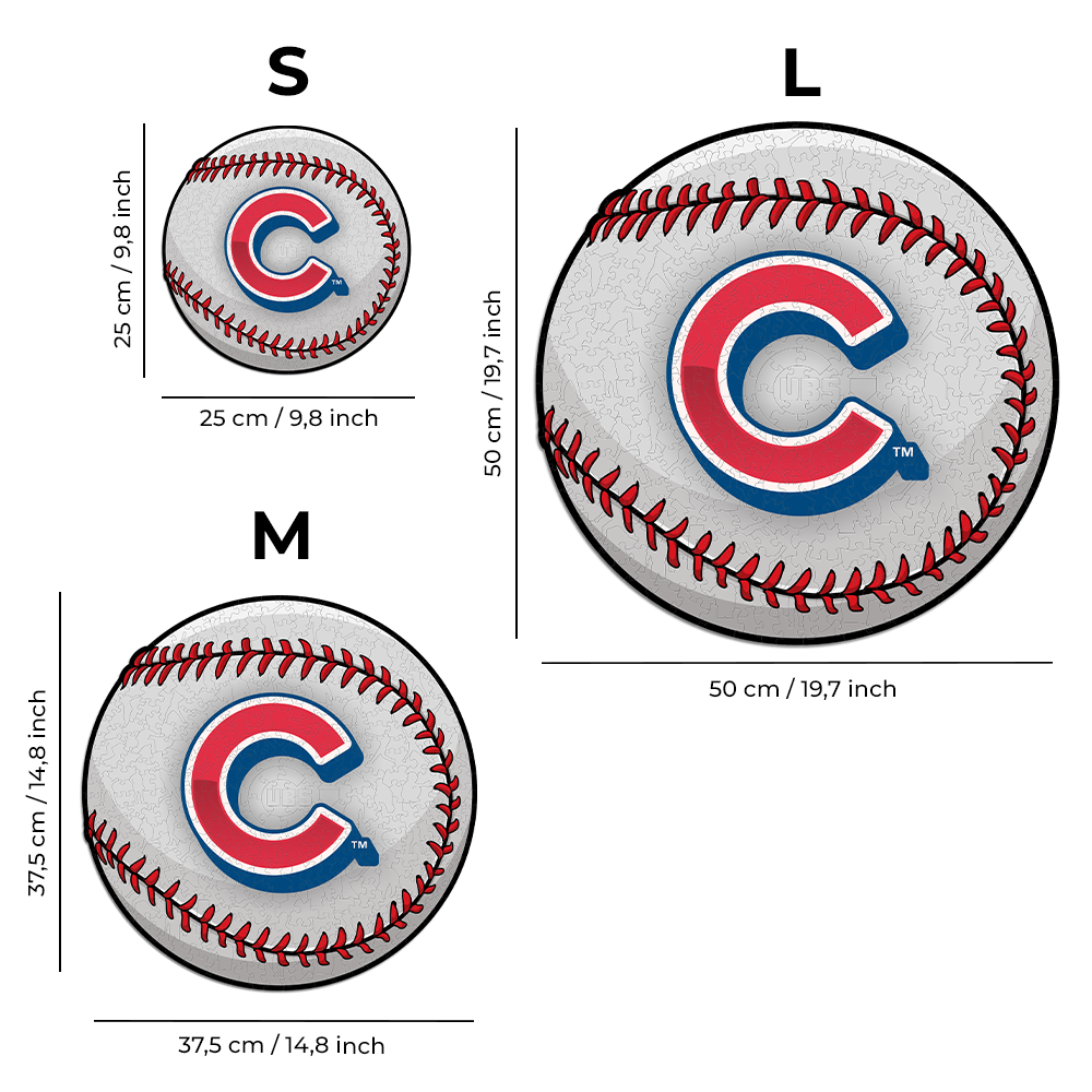 Chicago Cubs™ - Rompecabezas de Madera