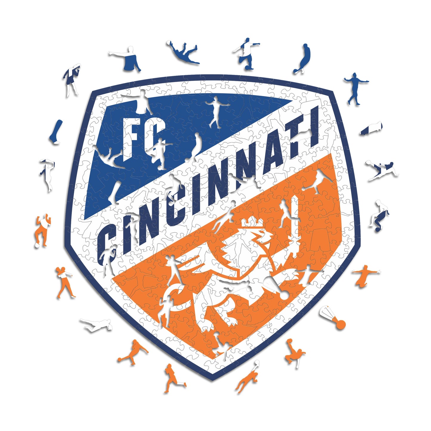 Cincinnati FC® Logo - Wooden Puzzle