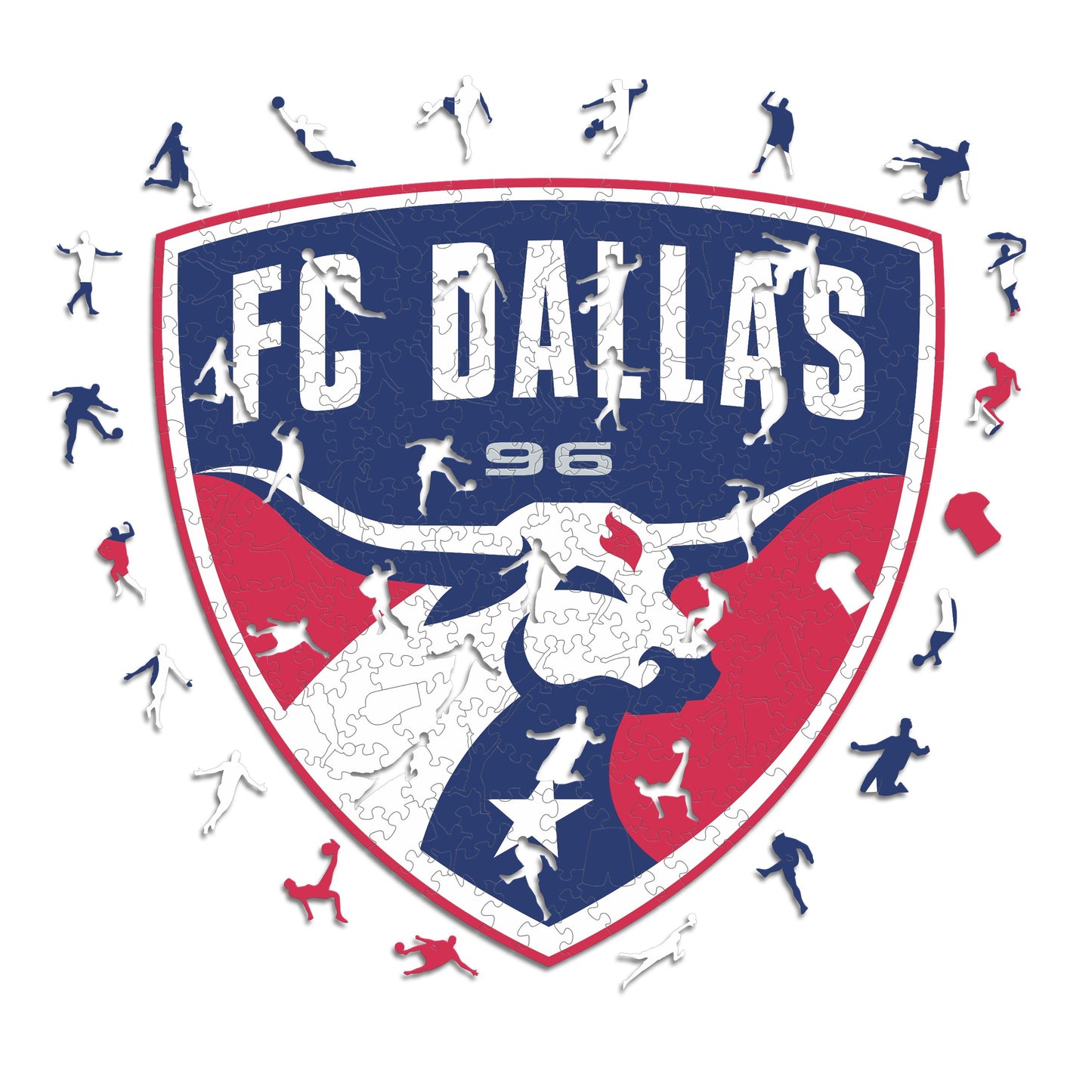 Dallas FC® Logo - Wooden Puzzle