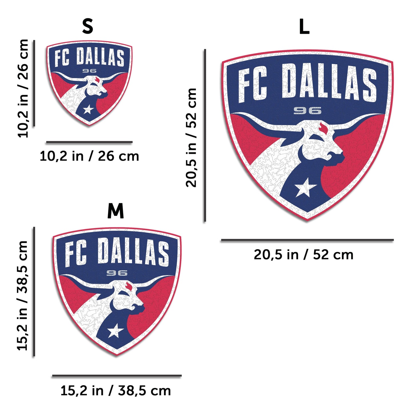 Dallas FC® Logo - Wooden Puzzle