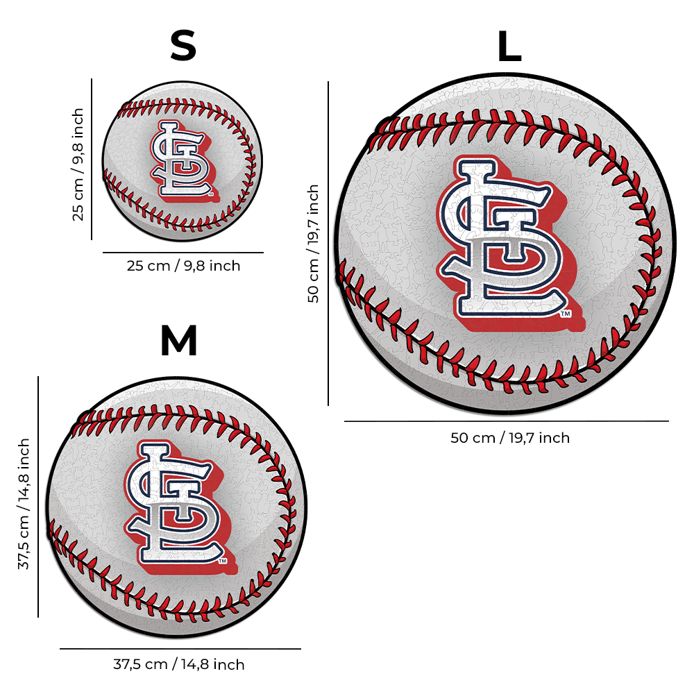 St. Louis Cardinals™ - Rompecabezas de Madera