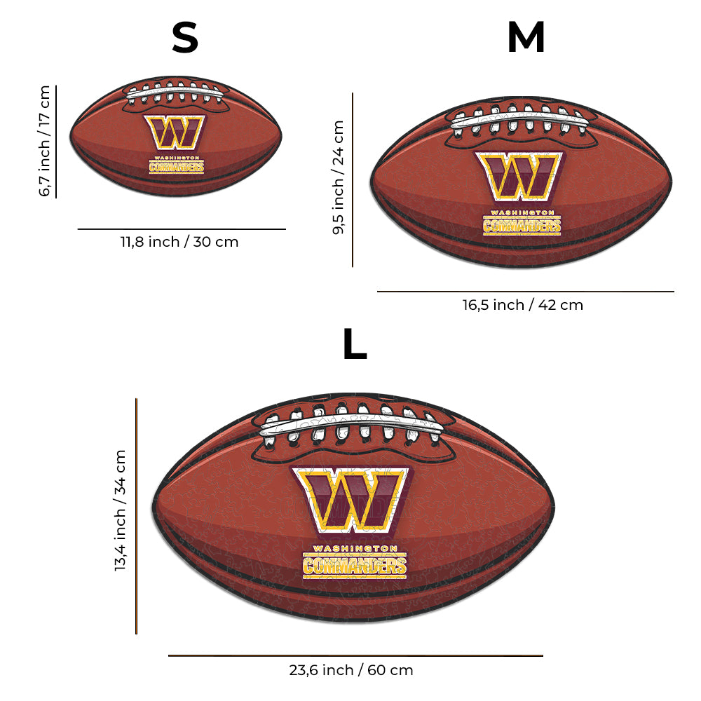 Washington Commanders™ - Rompecabezas de Madera