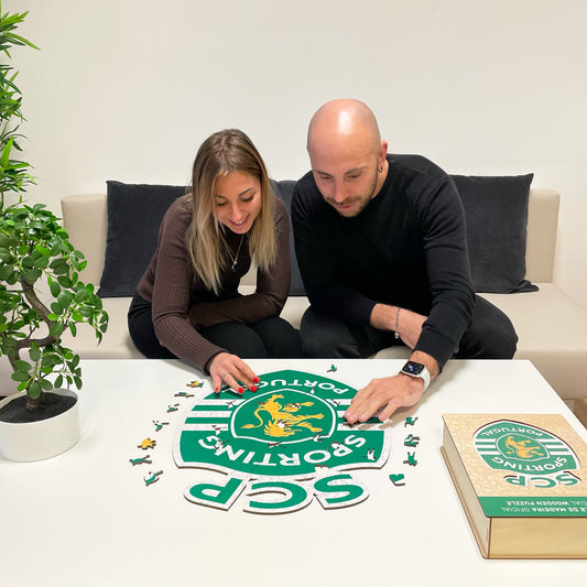 Sporting CP® Escudo - Rompecabezas de Madera