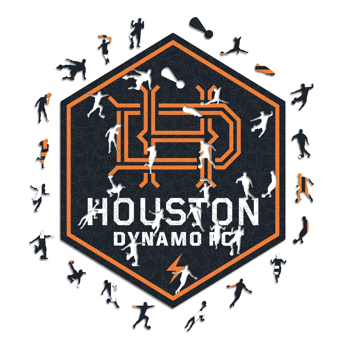 Houston Dynamo® Logo - Wooden Puzzle