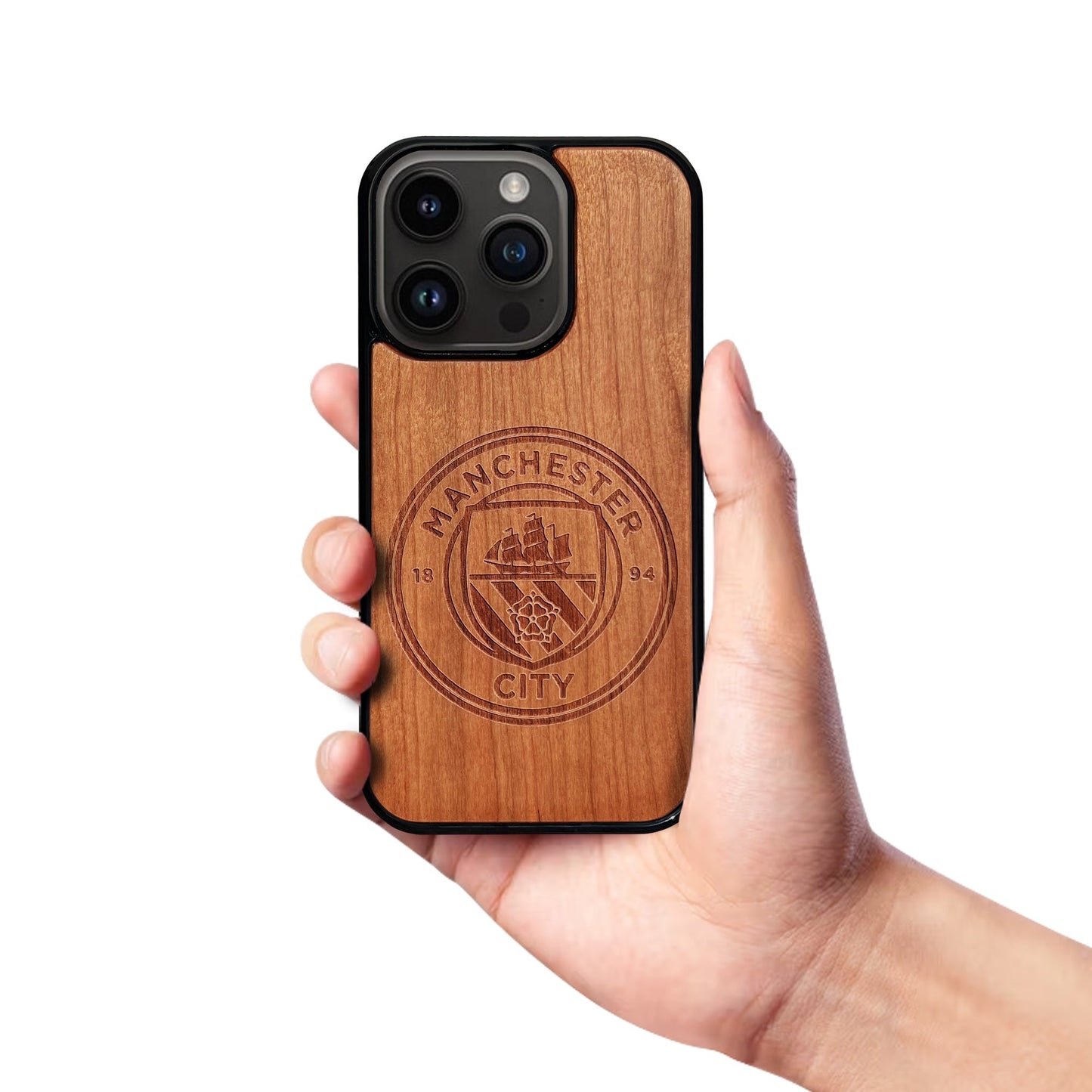 Manchester City FC® Escudo - Funda de Madera