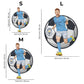 2 PACK Manchester City FC® Escudo + De Bruyne