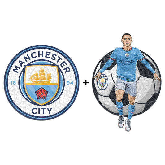 2 PACK Manchester City FC® Escudo + Foden