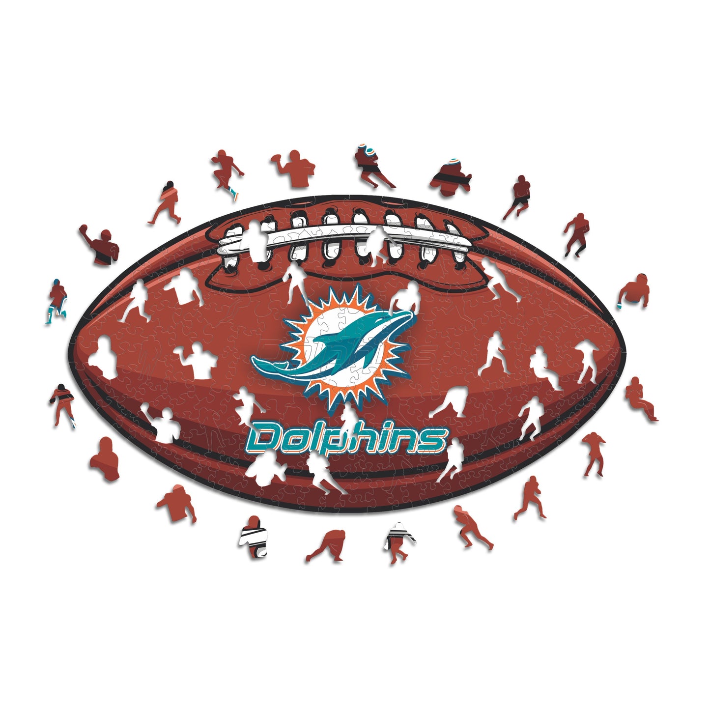 Miami Dolphins™ - Rompecabezas de Madera