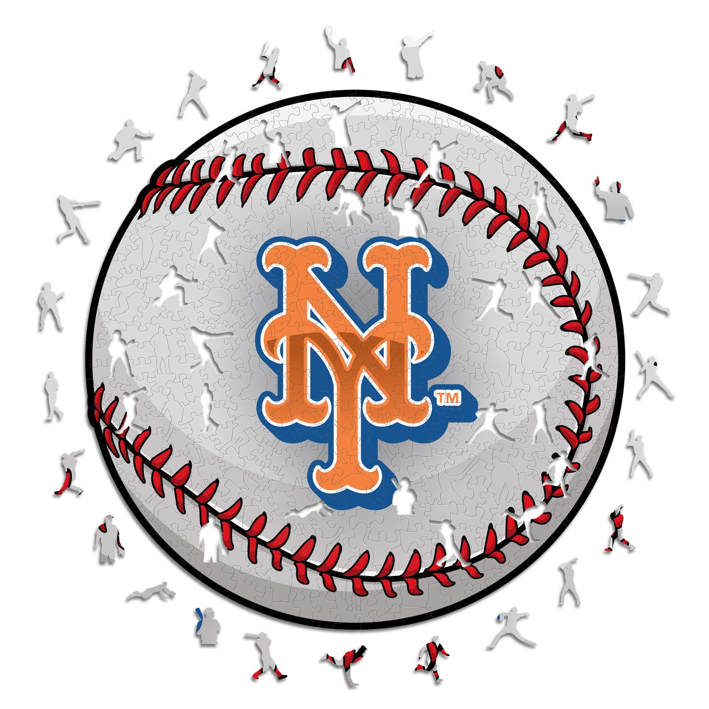 New York Mets™ - Rompecabezas de Madera