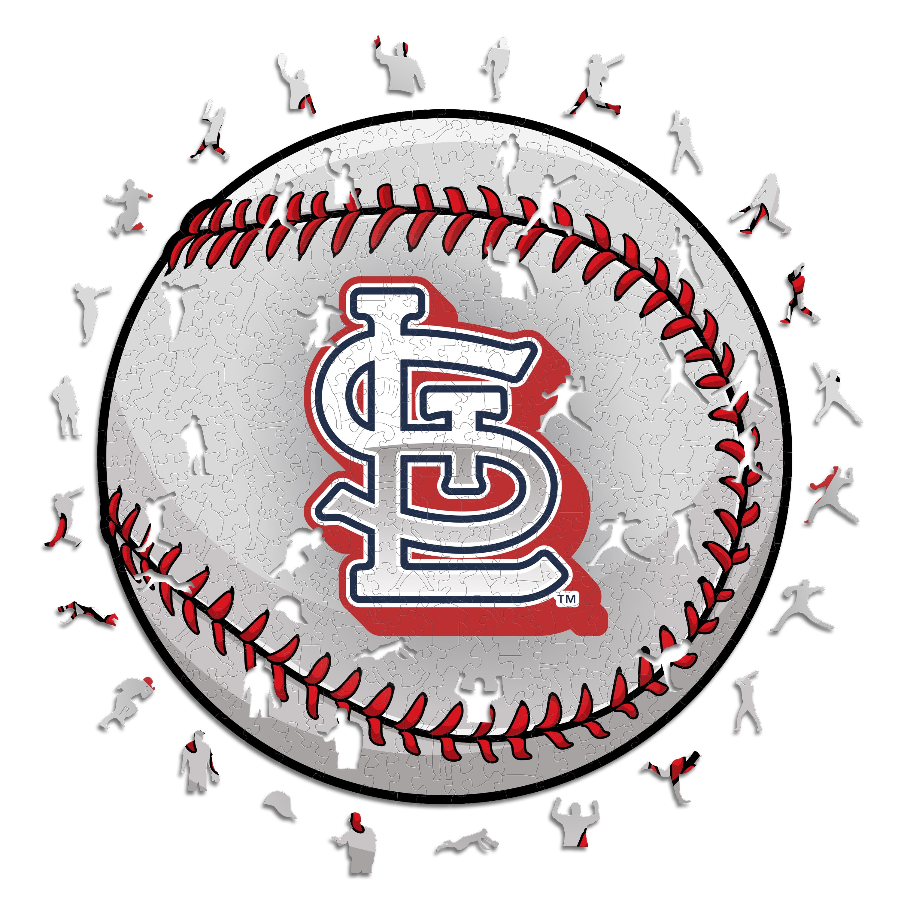 St. Louis Cardinals™ - Rompecabezas de Madera – Iconic Puzzles MX