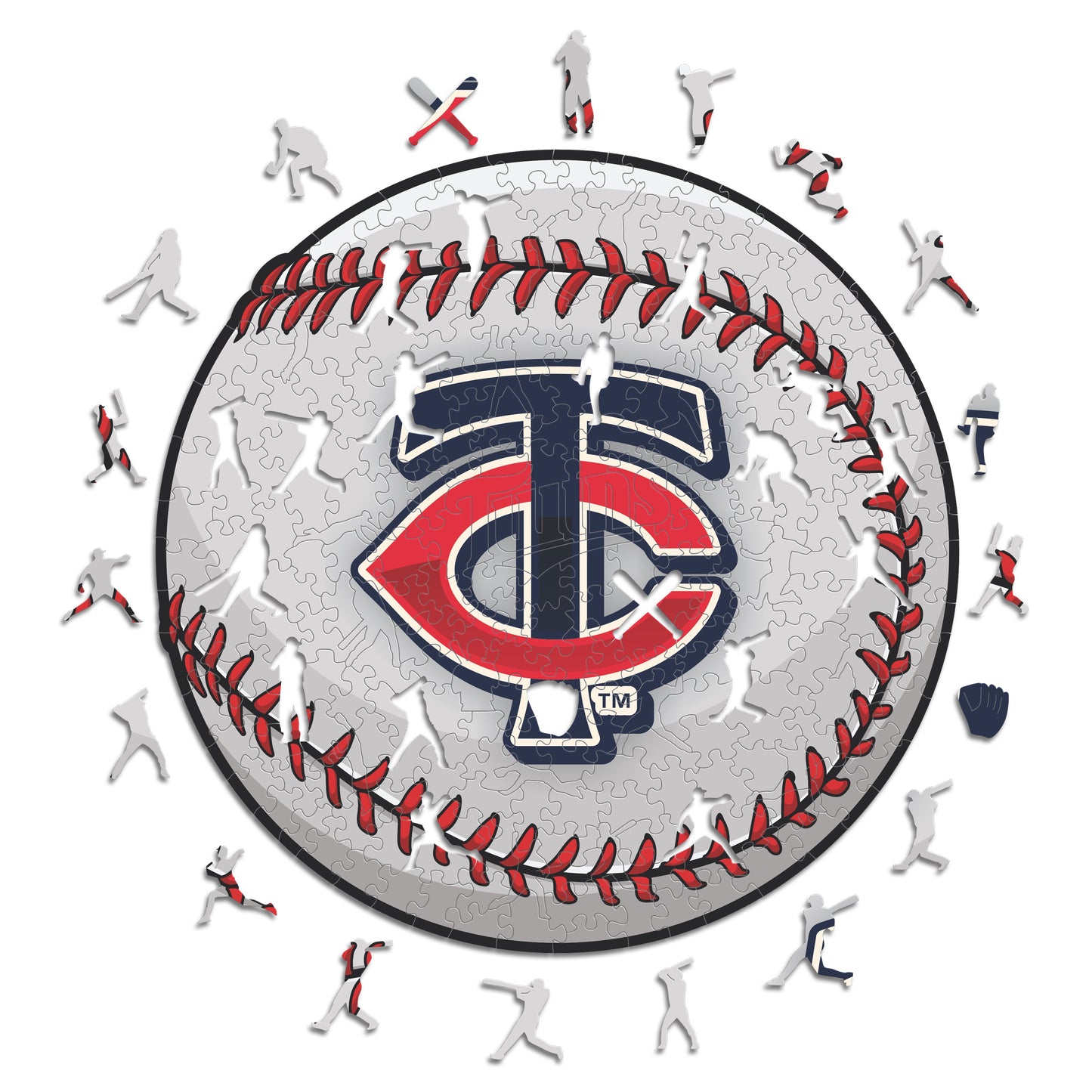 Minnesota Twins™ - Rompecabezas de Madera