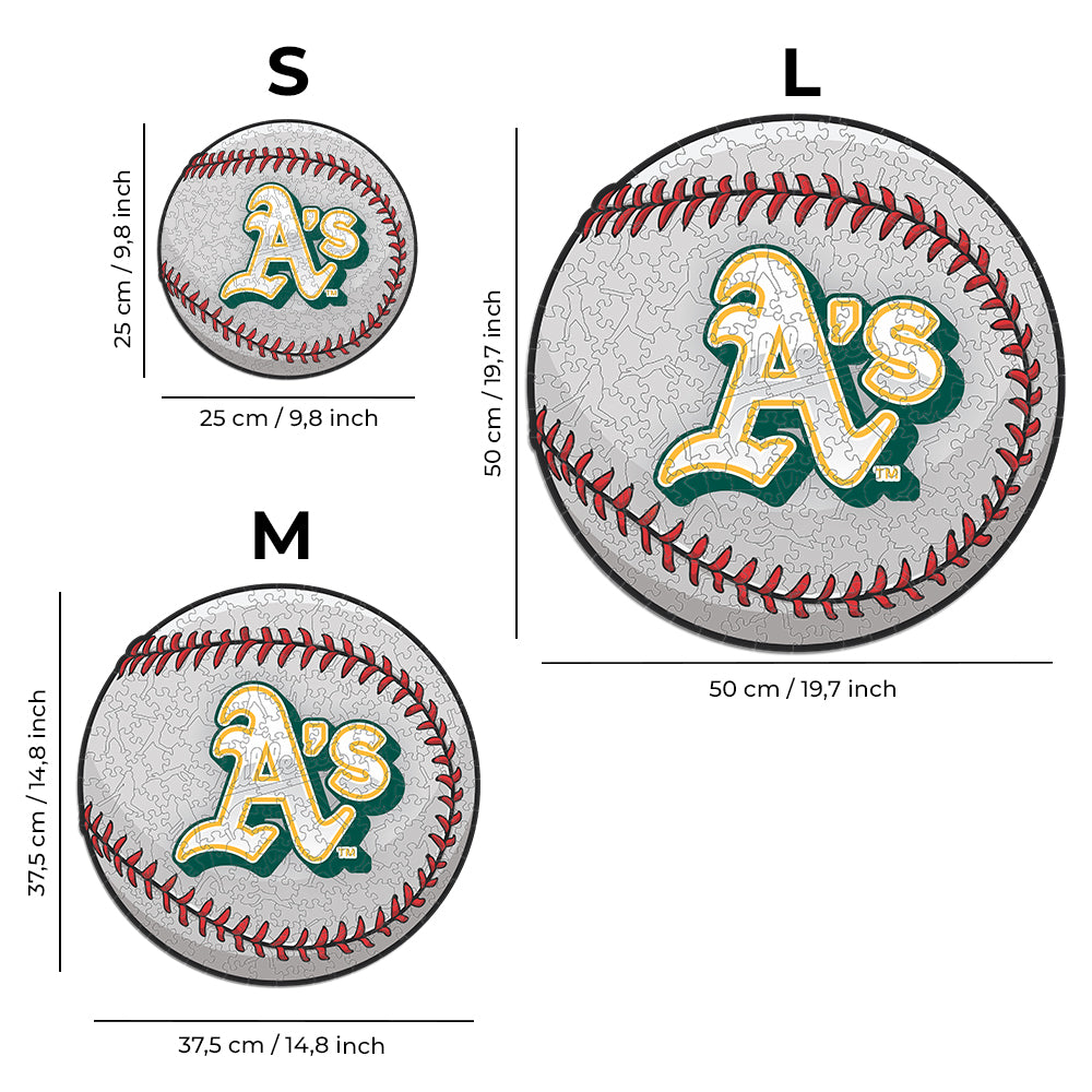 Oakland Athletics™ - Rompecabezas de Madera