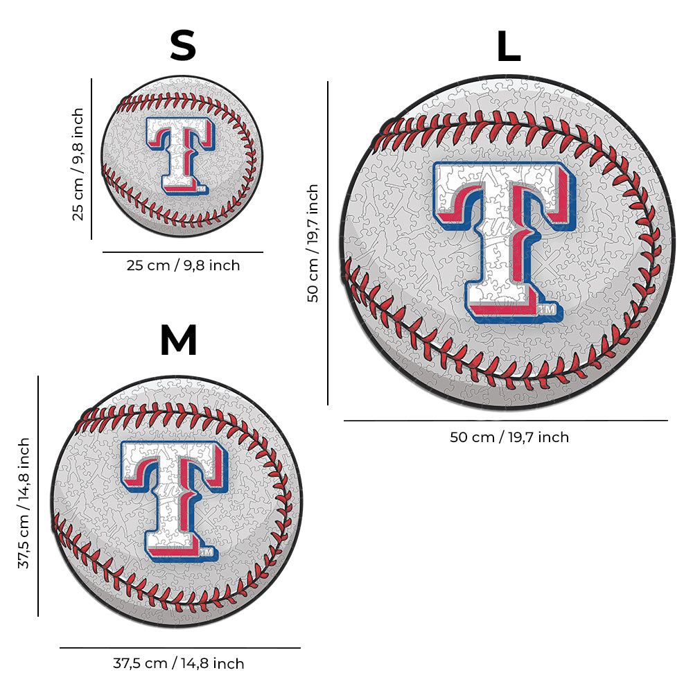 Texas Rangers™ - Rompecabezas de Madera