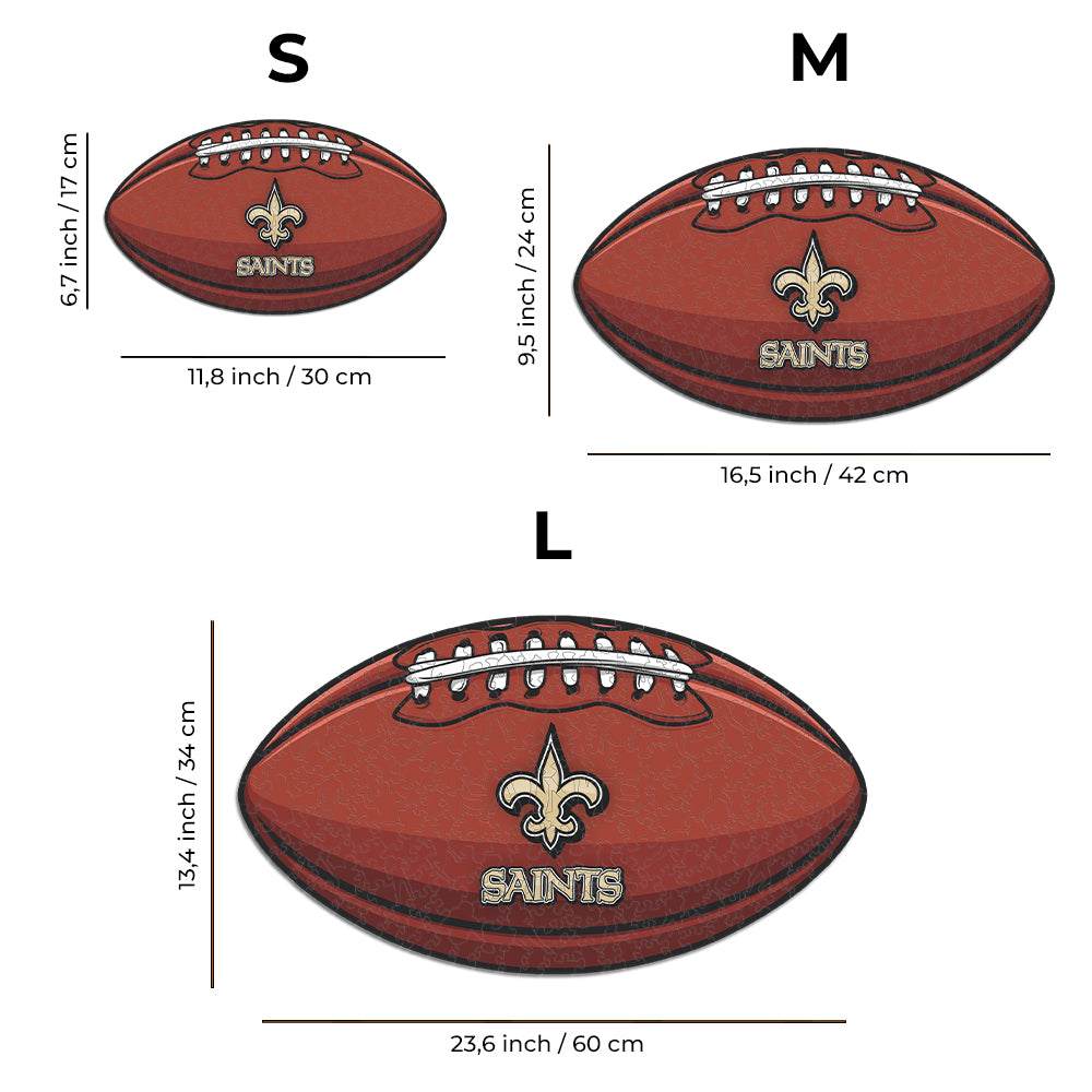 New Orleans Saints™ - Rompecabezas de Madera