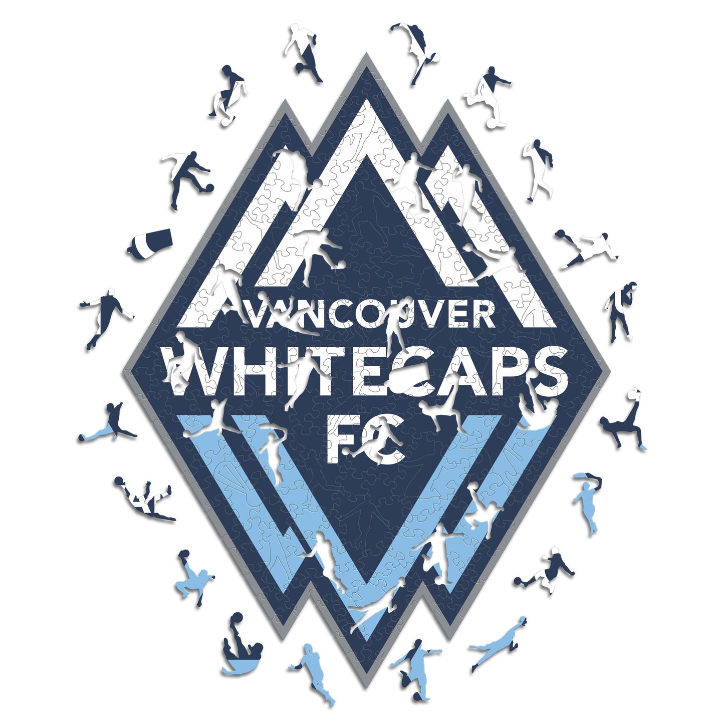 Vancouver Whitecaps® Logo - Wooden Puzzle