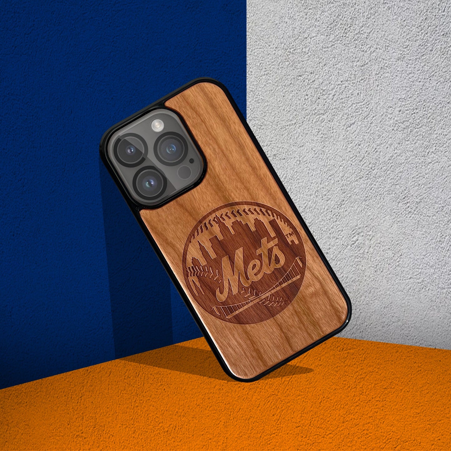 New York Mets™ - Funda de Madera