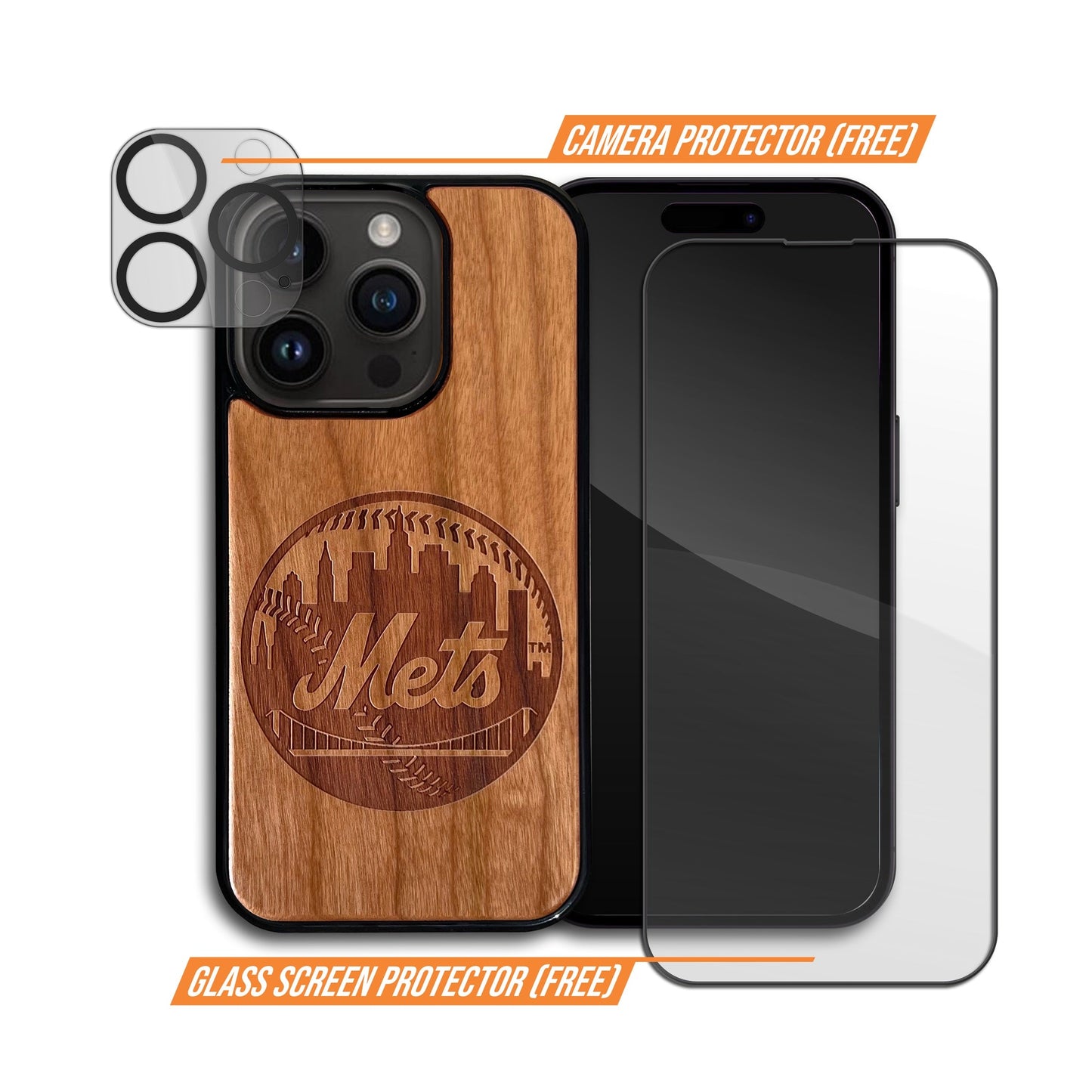 New York Mets™ - Funda de Madera